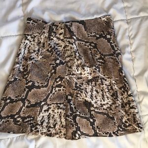 snake skin skirt